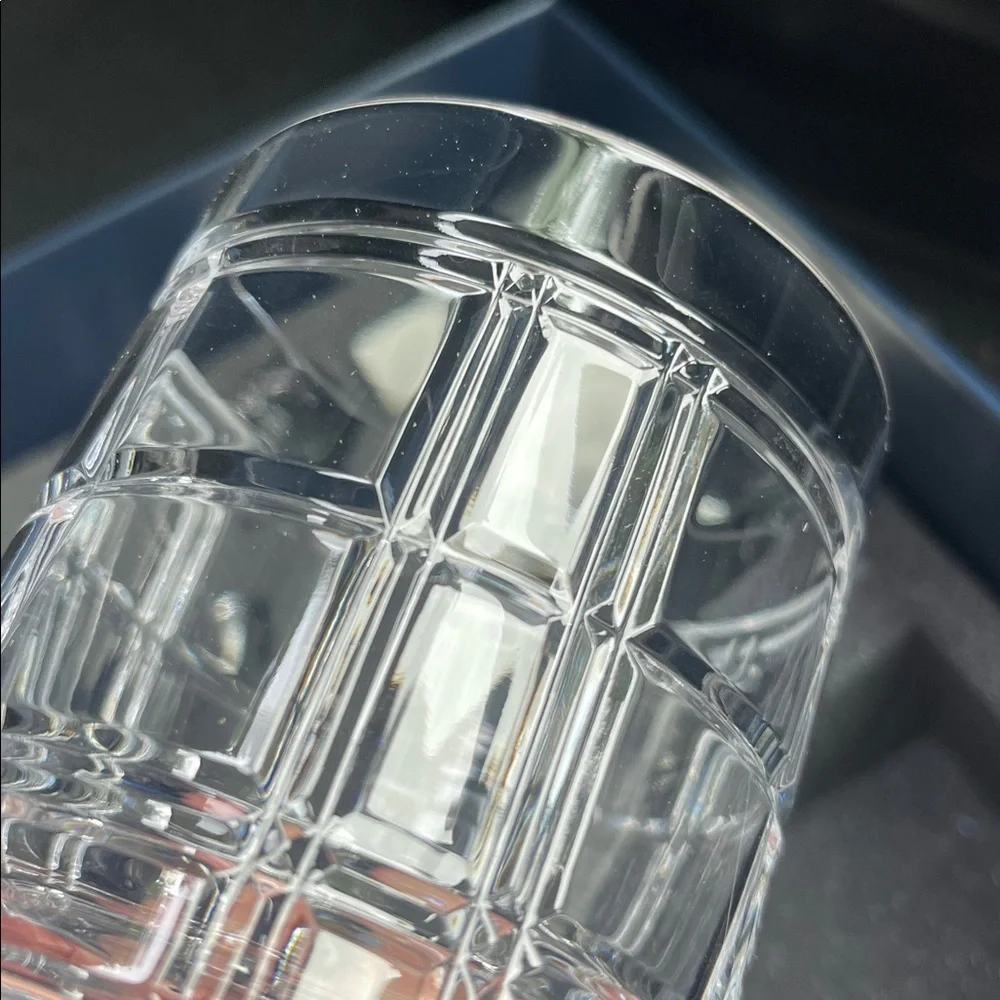 Ralph Lauren Hudson Crystal Decanter and Glass Set